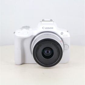 キヤノン(Canon)の【中古】(キヤノン) Canon EOSR50ホワイト+RF-S18-45/4.5-6.3IS STM(コンパクトデジタルカメラ)