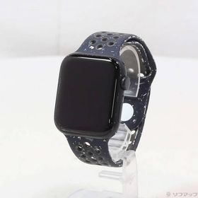 〔中古〕Apple(アップル) Apple Watch SE 第2世代 GPS 44mm ミッドナイトアルミニウムケース ミッドナイトスカイNikeスポーツバンド〔276-ud〕