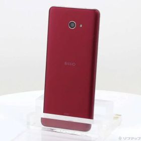 〔中古品〕 BASIO4 32GB ワインレッド KYV47 auロック解除SIMフリー【269】