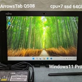 Fujitsu-ARROWS Tab Q508/SE (CPU7 SSD 64GB Windows11