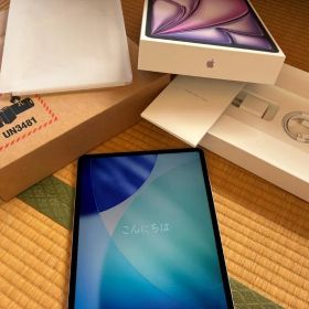 新品同様 iPad Air M2 13インチ 128GB Wi-Fi パープル