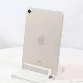 〔中古品〕 iPad mini 第6世代 64GB スターライト MK7P3J／A Wi-Fi【368】