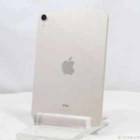 〔中古品〕 iPad mini 第6世代 64GB スターライト MK7P3J／A Wi-Fi【349】