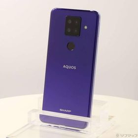 〔中古〕SHARP(シャープ) AQUOS sense4 plus 128GB パープル SH-M16 SIMフリー〔295-ud〕