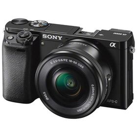 SONY ミラーレス一眼 α6000 パワーズームレンズキット E PZ 16-50mm F3.5-5.6 OSS ブラック ILCE-6000L B