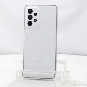 【中古】GALAXY(ギャラクシー) Galaxy A53 5G 128GB オーサムホワイト SCG15 au SIMフリー 【258-ud】
