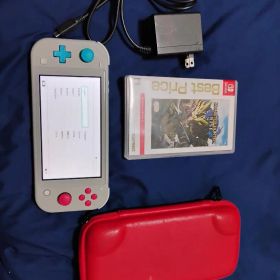 Nintendo Switch Lite グレー 本体 + 充電器 + ゲームソ