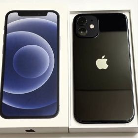 Apple iPhone 12 Mini 64GB ブラック 本体 極美箱付