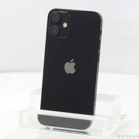 〔中古品〕 iPhone12 mini 64GB ブラック MGA03J／A SIMフリー【344】