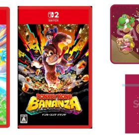 【楽天ブックス限定特典】【セット商品】カービィのエアライダー + ドンキーコング バナンザ(ブランケット＋ラッピング袋)