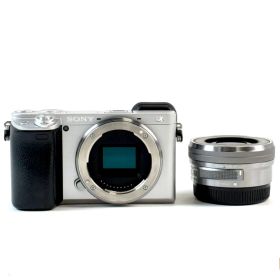 ソニー SONY α6400 パワーズームレンズキット ILCE-6400L シルバー デジタル ミラーレス 一眼カメラ 【中古】