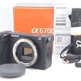 美品★SONY ソニー α6700 ボディ ブラック ILCE-6700 2600万画素 APS-C ミラーレス一眼カメラ★元箱付き R5013