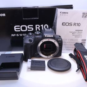 【8,000回以下】Canon EOS R10 ボディ ブラック APS-C ミラーレス一眼カメラ