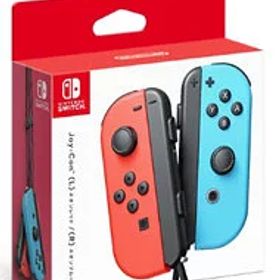 【中古】Nintendo Switch Joy－Con ネオンレッド／ネオンブルー