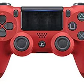 【中古】【純正品】ワイヤレスコントローラー (DUALSHOCK 4) マグマ・レッド (CUH-ZCT2J11)