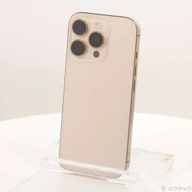 〔中古品〕 iPhone16 Pro 128GB デザートチタニウム MYMX3J／A SIMフリー【352】