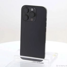 〔中古品〕 iPhone16 Pro 256GB ブラックチタニウム MYN03J／A SIMフリー【368】