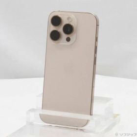 〔中古品〕 iPhone16 Pro 256GB デザートチタニウム MYN23J／A SIMフリー【348】