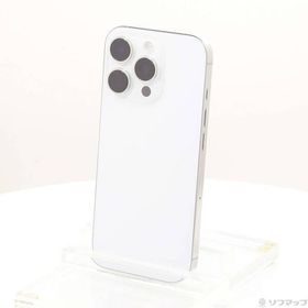 〔中古〕Apple(アップル) iPhone16 Pro 128GB ホワイトチタニウム MYMW3J／A SIMフリー〔258-ud〕