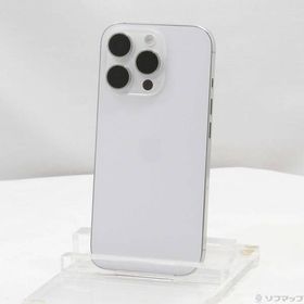 〔中古〕Apple(アップル) iPhone16 Pro 128GB ホワイトチタニウム MYMW3J／A SIMフリー〔276-ud〕