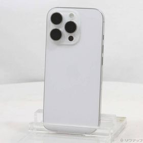 〔中古〕Apple(アップル) iPhone16 Pro 128GB ホワイトチタニウム MYMW3J／A SIMフリー〔368-ud〕