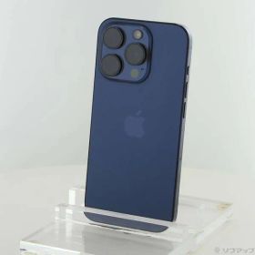 〔中古品〕 iPhone15 Pro 128GB ブルーチタニウム MTUA3J／A SIMフリー【262】