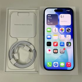 au iPhone 15 Pro 128GB ブルーチタニウム