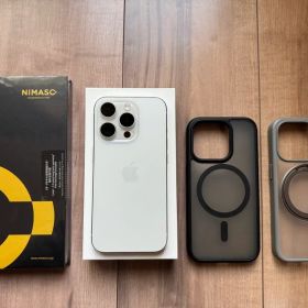 Apple iPhone 15Pro 256 ホワイトチタニウム セット