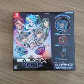 ベイブレード(BEYBLADE)の新品未使用 ベイブレードエックス XONE シノビナイフ 4-60LF ブルー(家庭用ゲームソフト)