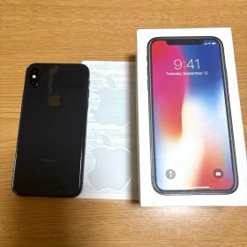 iPhone X 256GBスペースグレー ※商品説明必読