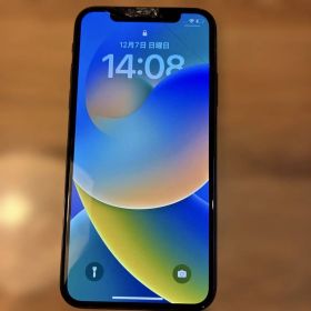 【中古】iPhone X 256G ブラック SIMフリー 初期化済み