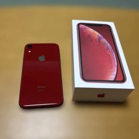 美品 Apple iPhone XR 64GBレッド 本体 箱付き