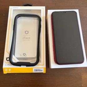 iPhone XR 64GB レッド 箱 ケース付き