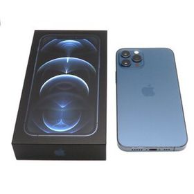 ◇【SoftBank/Apple】iPhone 12 Pro 128GB SIMロック解除済 MGM83J/A スマートフォン パシフィックブルー