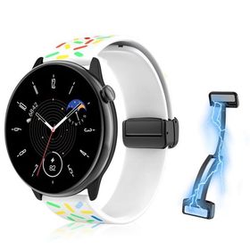(RicYeel) 20mm 磁気付き シリコンバンド Amazfit Active 2/2 Square/Active/GTS 4 3 2 1 Mini/GTR Mini/GTS 4 3 2 1 対応