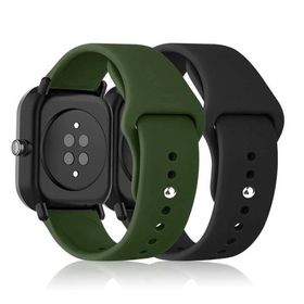 (RicYeel) 20mm シリコンバンド Amazfit Active/Amazfit GTR Mini/Amazfit GTS 4 Mini/Amazfit GTS 4/GTS 3/GTS 2 Mini 対応 バ