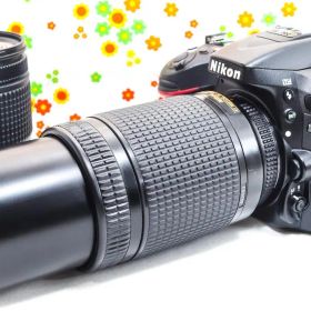 美品 ニコン Nikon D7100☆スマホに転送可♪☆ダブルレンズ☆本格一眼