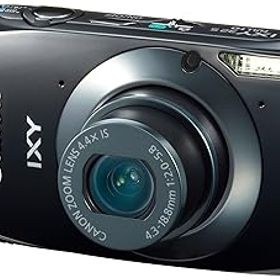 【中古】Canon デジタルカメラ IXY32ブラック IXY32SBK 1210万画素 光学4.4倍ズーム 3.2型ワイドタッチパネル フルHD動画