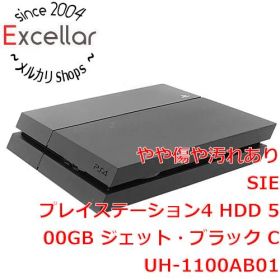 [bn:18] SONY プレイステーション4 500GB ブラック CUH-1100AB01 コントローラーなし
