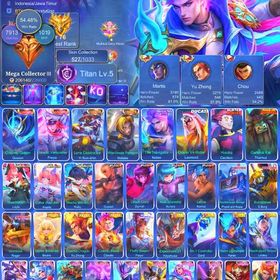 メガコレクターIII | 527スキン | 2レジェンド | 2コレクター | アスピラント | K | モバレジェ(モバイルレジェンド)のアカウントデータ、RMTの販売・買取一覧