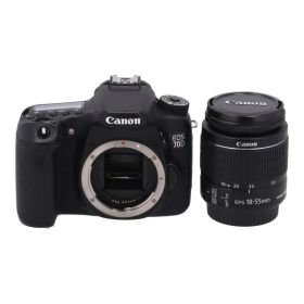 中古 デジタル一眼 レンズセットCanon キヤノンEOS 70D レンズセット 091024004146コンディションランク【B】（商品 No.70-0）