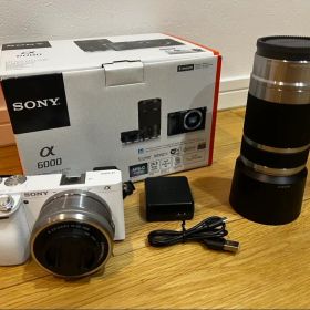 SONY α6000 ホワイト ILCE-6000 ダブルレンズセット