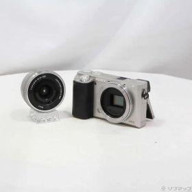 〔中古品〕 α6000 パワーズームレンズキット シルバー ILCE-6000L【269】