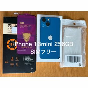 アップル(Apple)のApple iPhone 13 mini SIMフリー 256GB ブルー本体(スマートフォン本体)