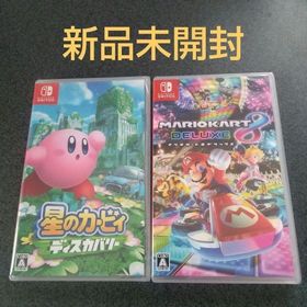 ニンテンドースイッチ(Nintendo Switch)の星のカービィ ディスカバリー + マリオカート8 デラックス(家庭用ゲームソフト)