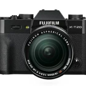 【中古】 富士フイルム(FUJIFILM) ミラーレス一眼カメラ X-T20 レンズキットブラック X-T20LK-B