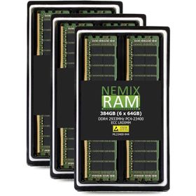 【並行輸入品】 384GB (6X64GB) DDR4-2933MHz ECC LRDIMM Apple Mac Pro 2020対応 4Rx4 CL21 [製品生涯保証付き]