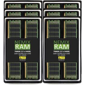 【並行輸入品】 768GB (12X64GB) DDR4-2933MHz ECC LRDIMM Apple Mac Pro 2020対応 4Rx4 CL21 [製品生涯保証付き]