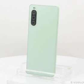 【中古】SONY(ソニー) Xperia 10 V 128GB セージグリーン SOSAY4 Softbank SIMフリー 〔ネットワーク利用制限▲〕 【377-ud】