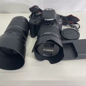 Canon キヤノン EOS Kiss X7 ブラック デジタル一眼レフカメラ 55-250 18-55mm 動作未確認92T-11-2